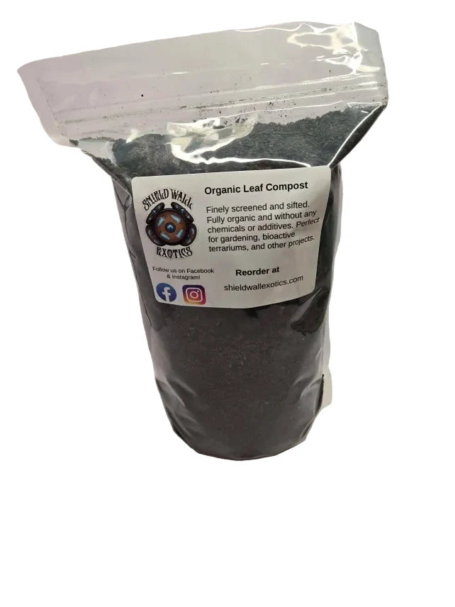 Organic Leaf Compost Natural Soil Amendment for Gardening