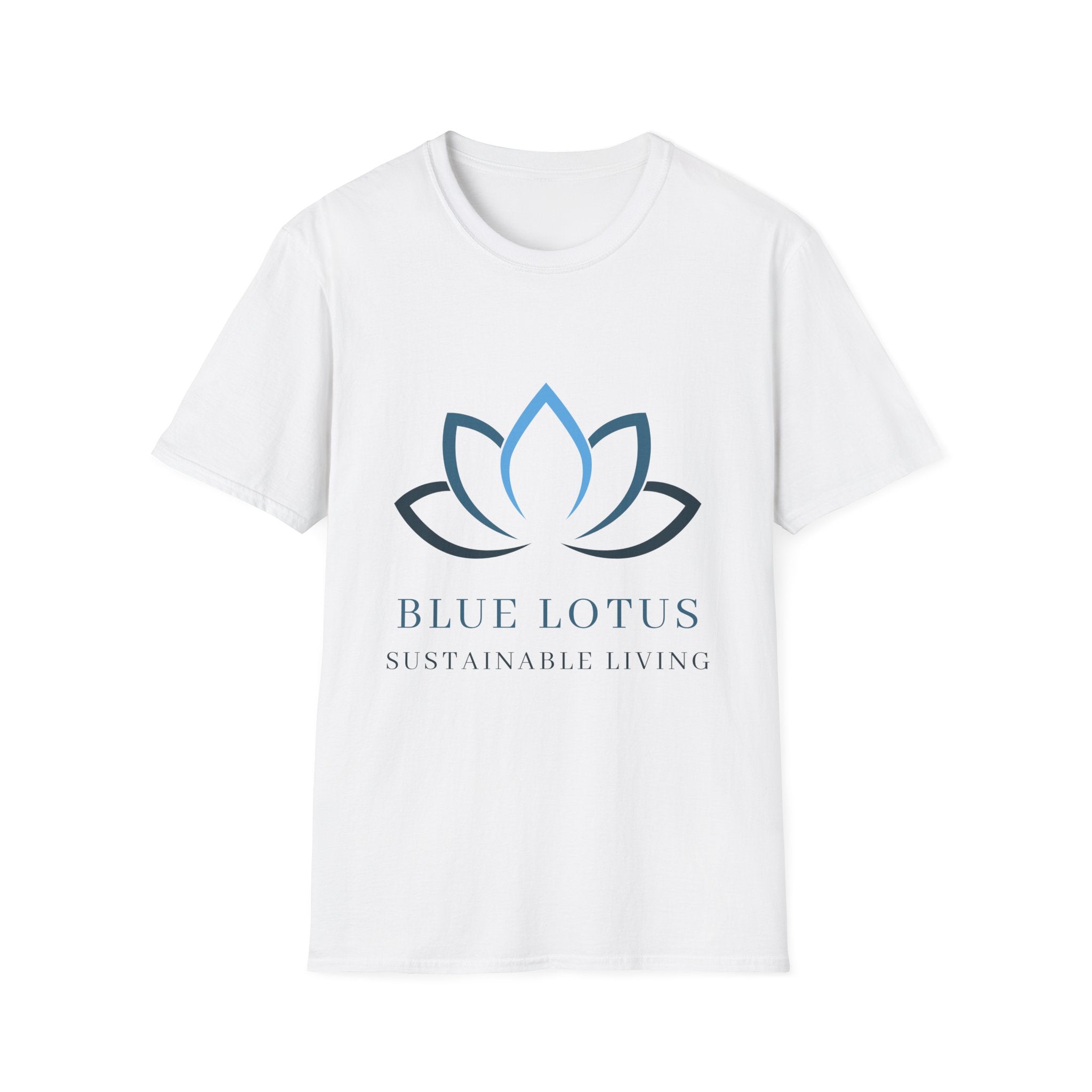 Lotus Wellness T-Shirt — Blue Lotus Yoga & Mindful Living Tee