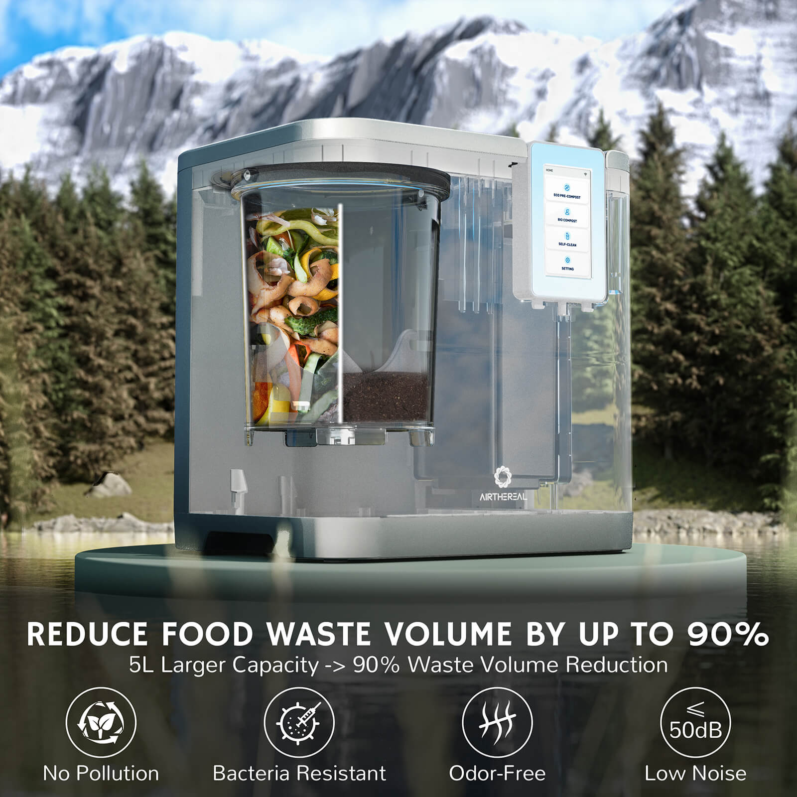 Revive R800 5L WiFi Kitchen Composter Smart Countertop