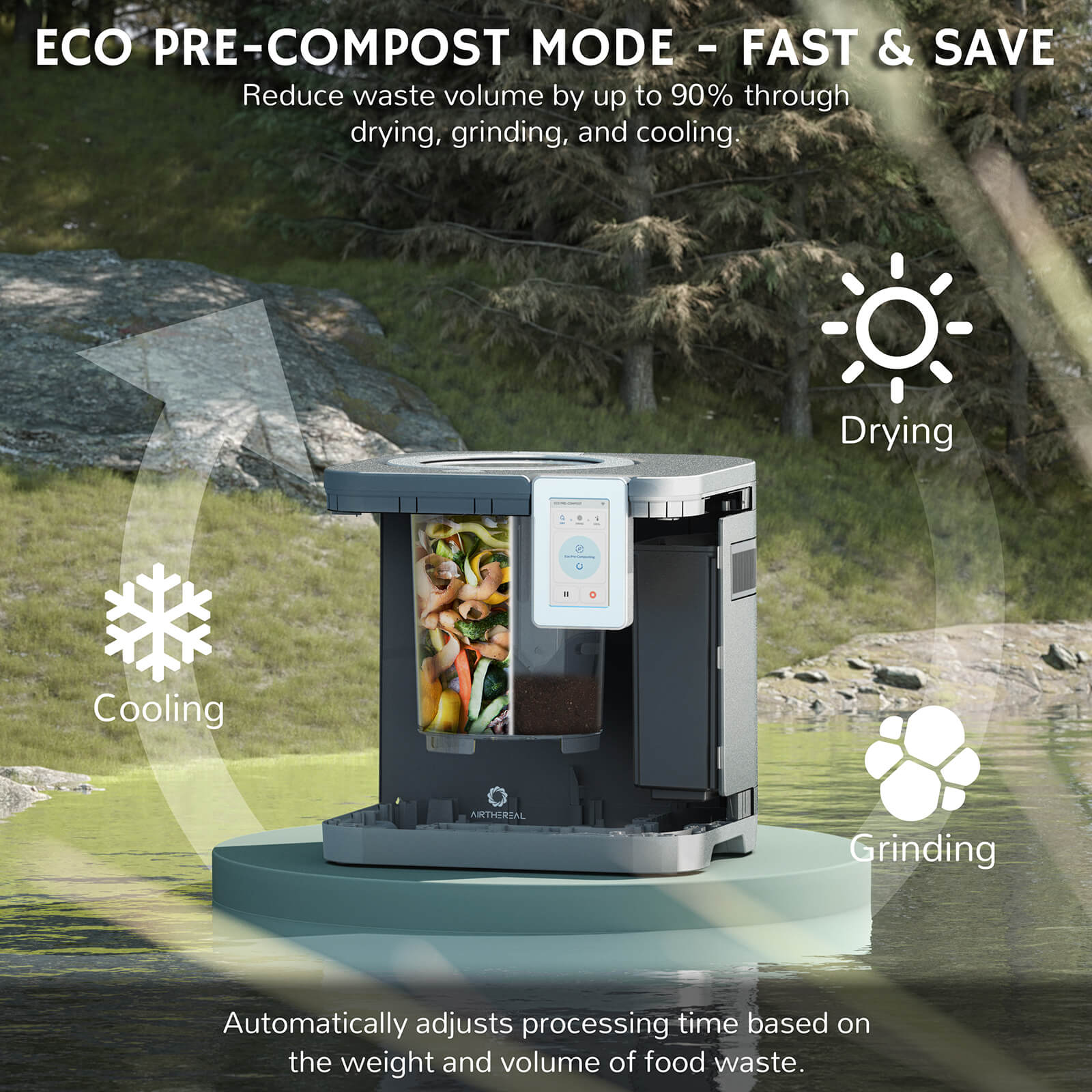 Revive R800 5L WiFi Kitchen Composter Smart Countertop