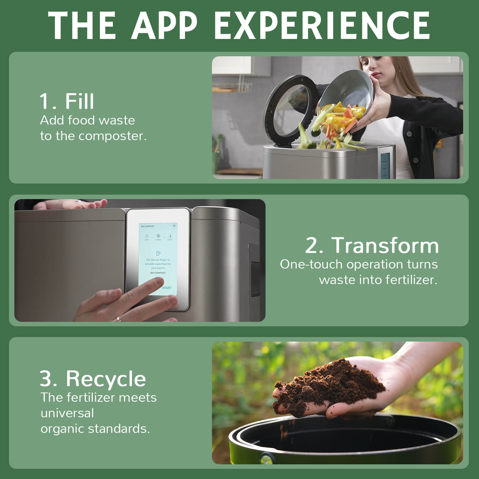Revive R800 5L WiFi Kitchen Composter Smart Countertop