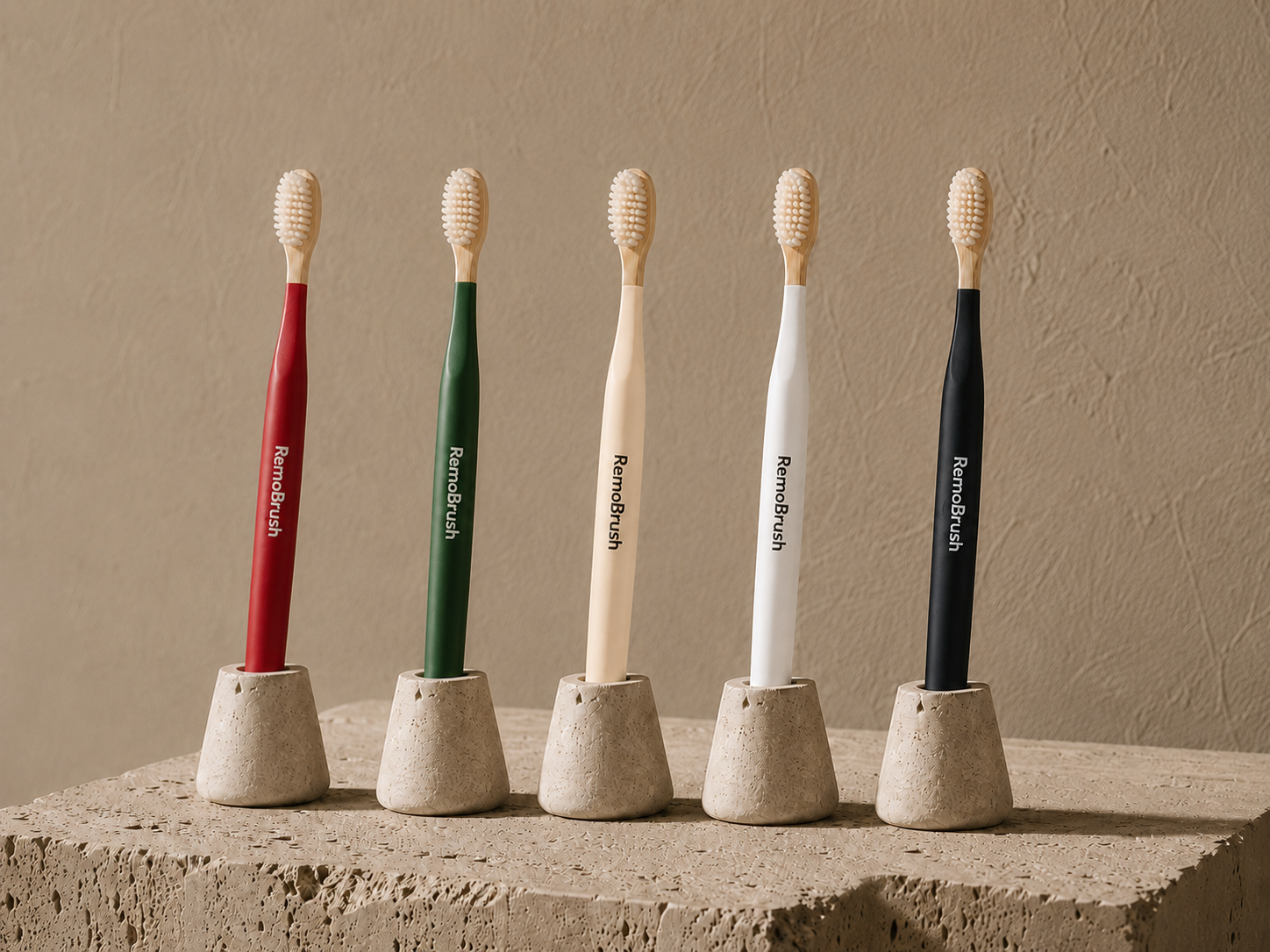 Miswak Bristles Bamboo Toothbrush Eco-Friendly Oral Care
