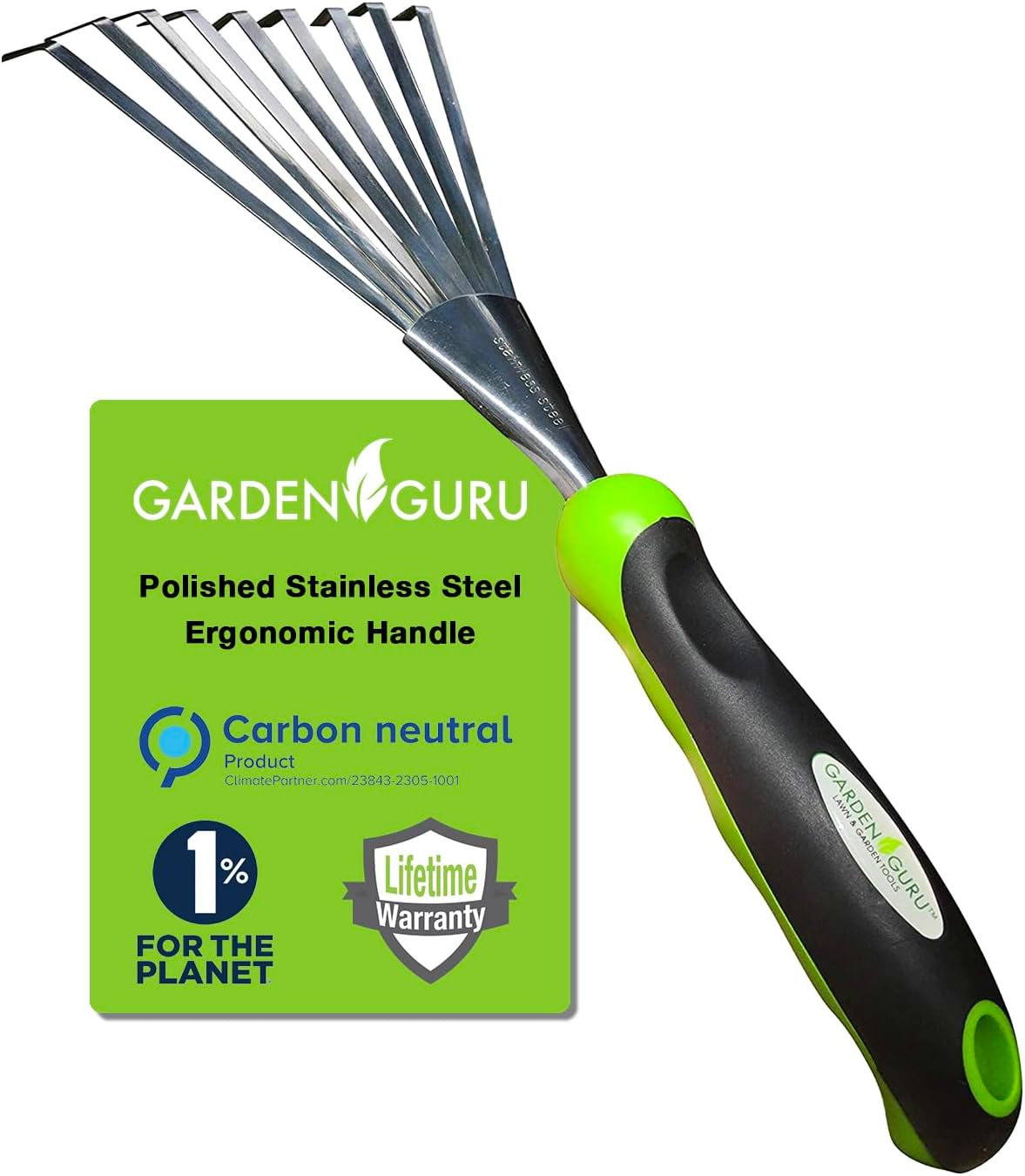 Stainless Steel Garden Hand Rake Tool