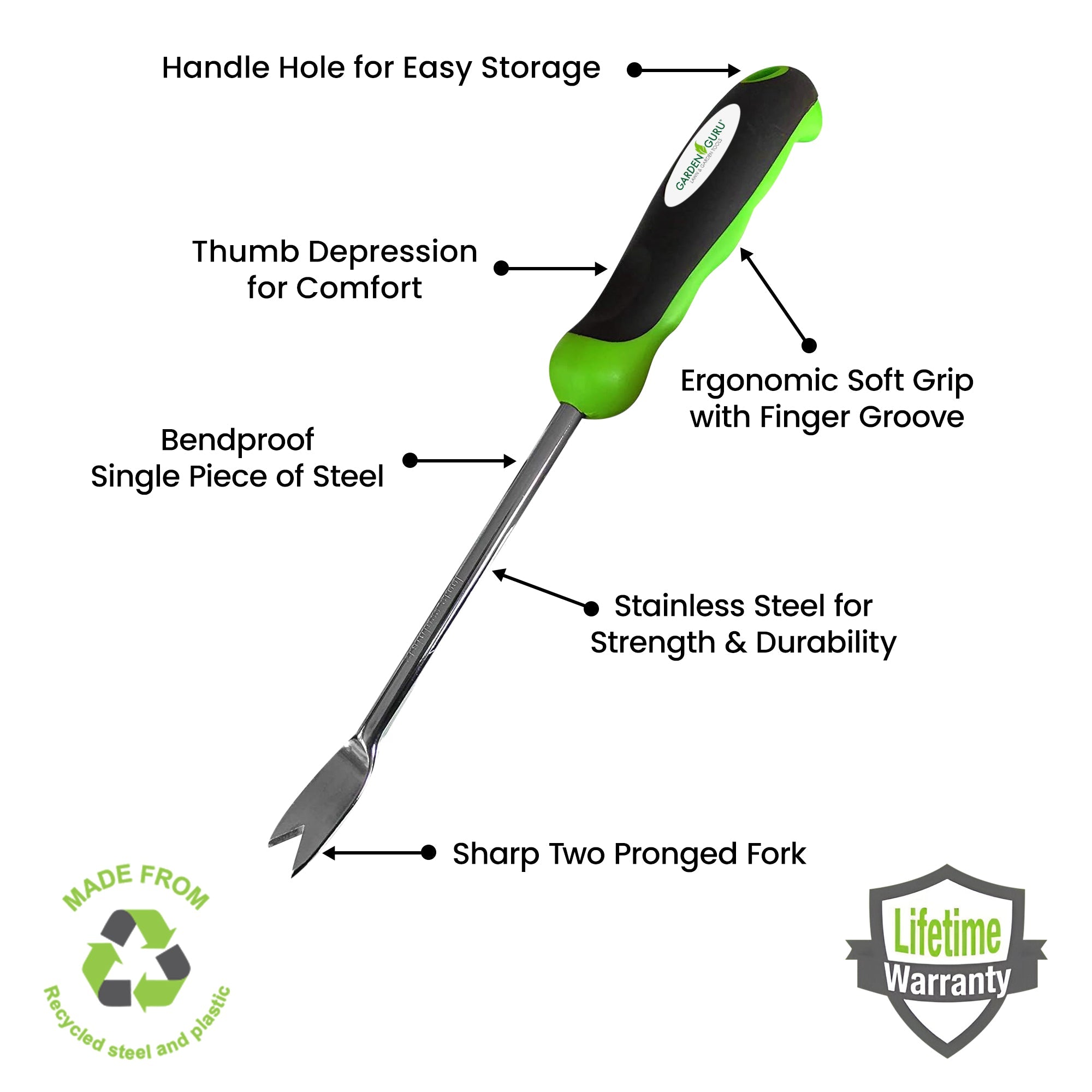 Stainless Steel Garden Dandelion Weeder Tool