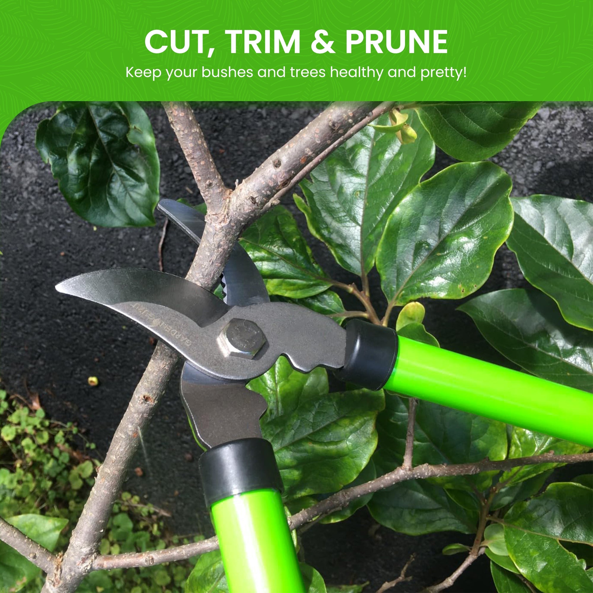 Garden Bypass Loppers Tree Trimmer Clipper Cutting Tool