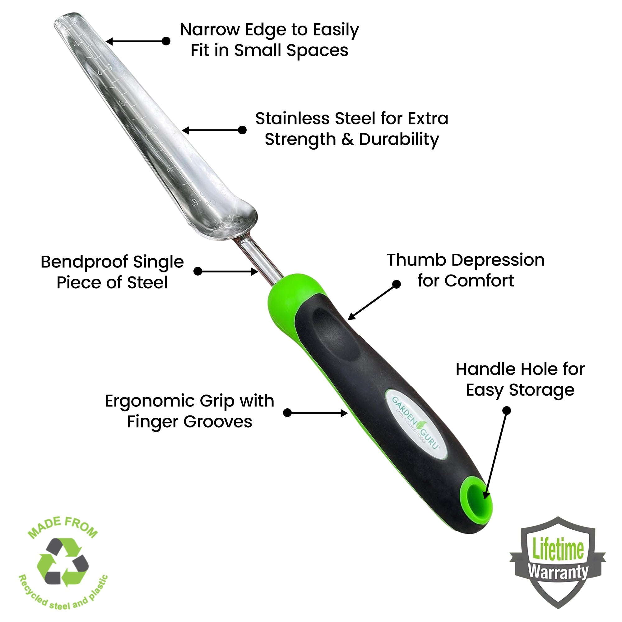 Garden Seed Planting Trowel Shovel Transplanter Widger Tool