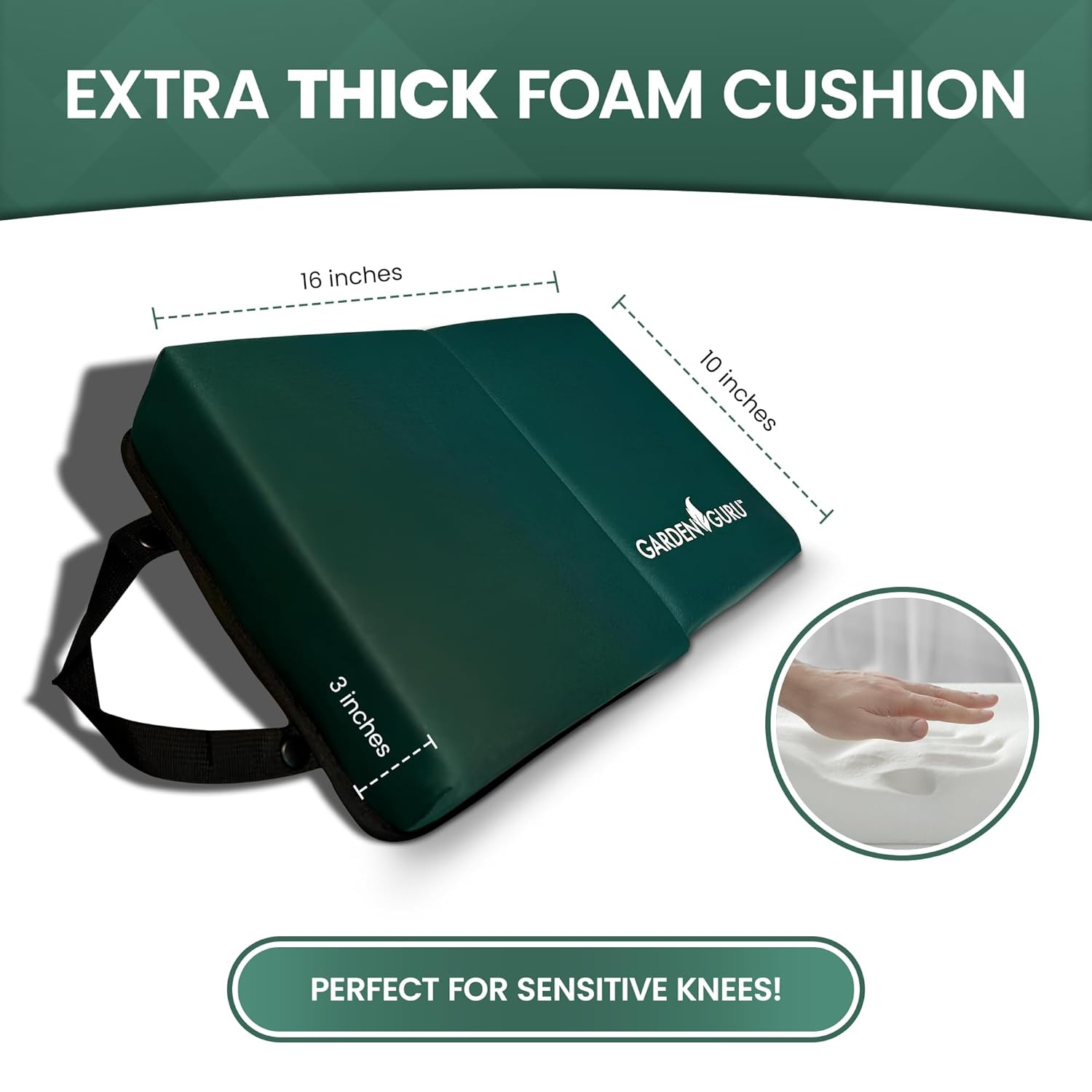 Extra Thick Garden Kneeler Pad