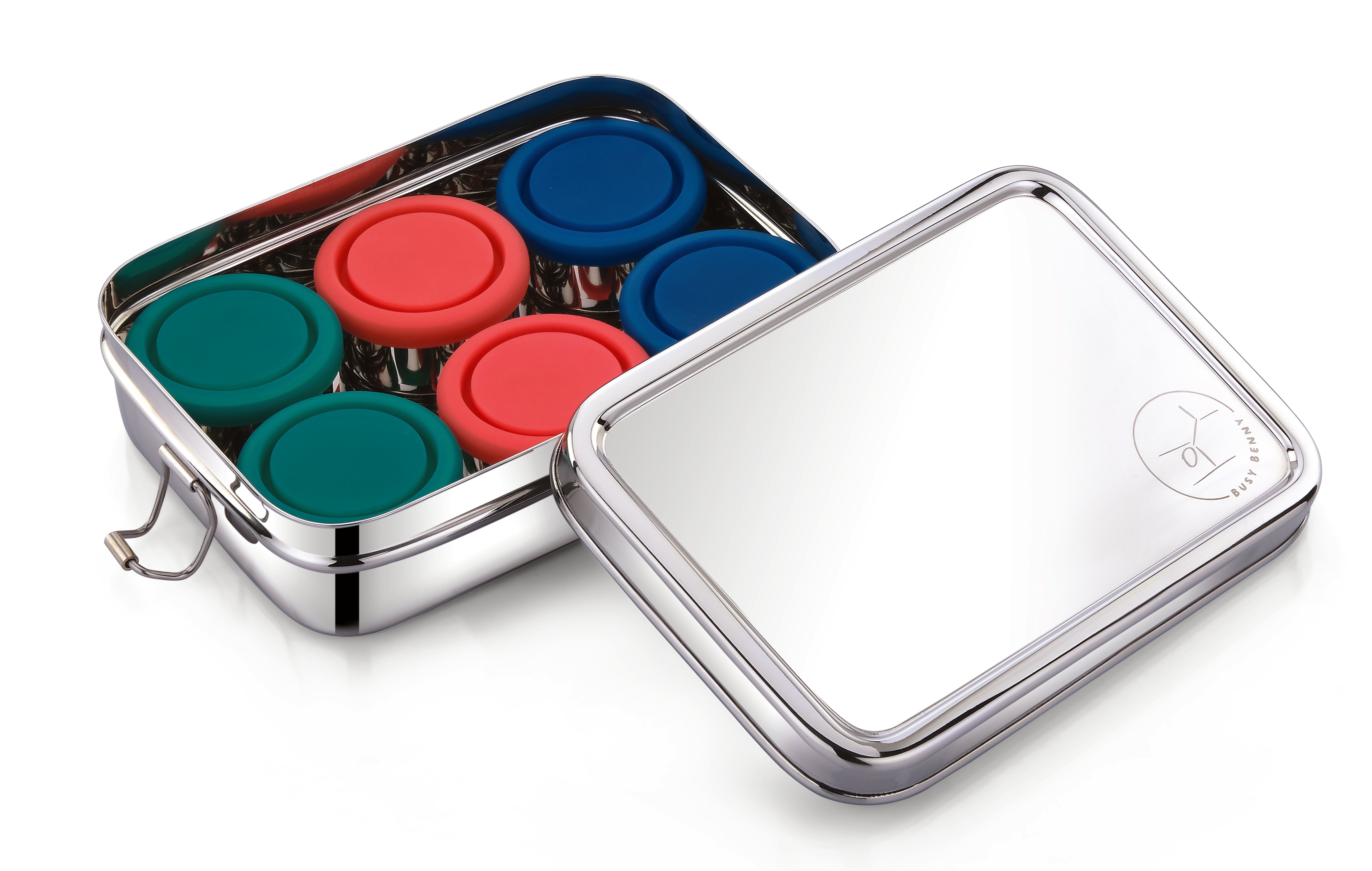 Stainless Steel Bento Snack Box for On-the-Go Meals