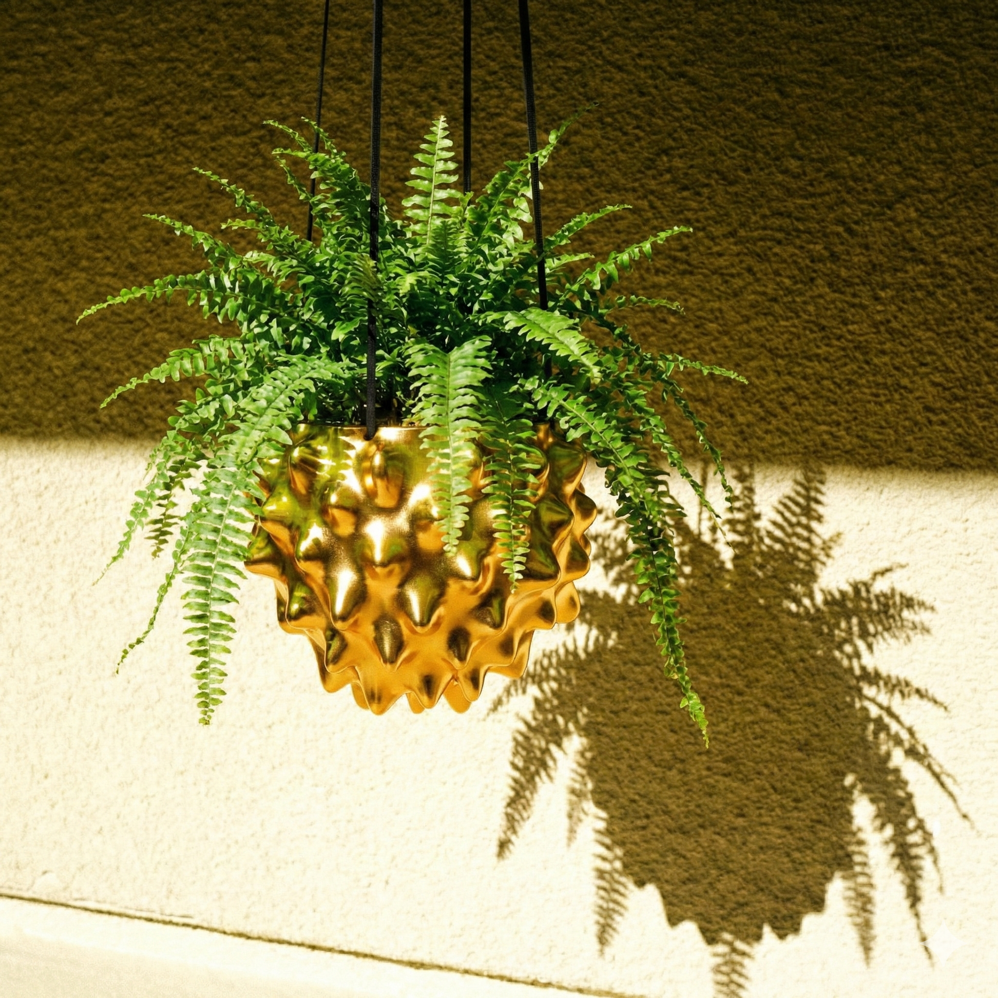 Creature Orb Hanging Planter Pot with Drainage Hole