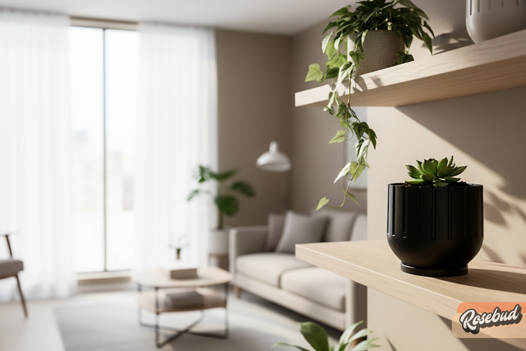 Modern 3D Printed Fluted Planter with Drainage Design