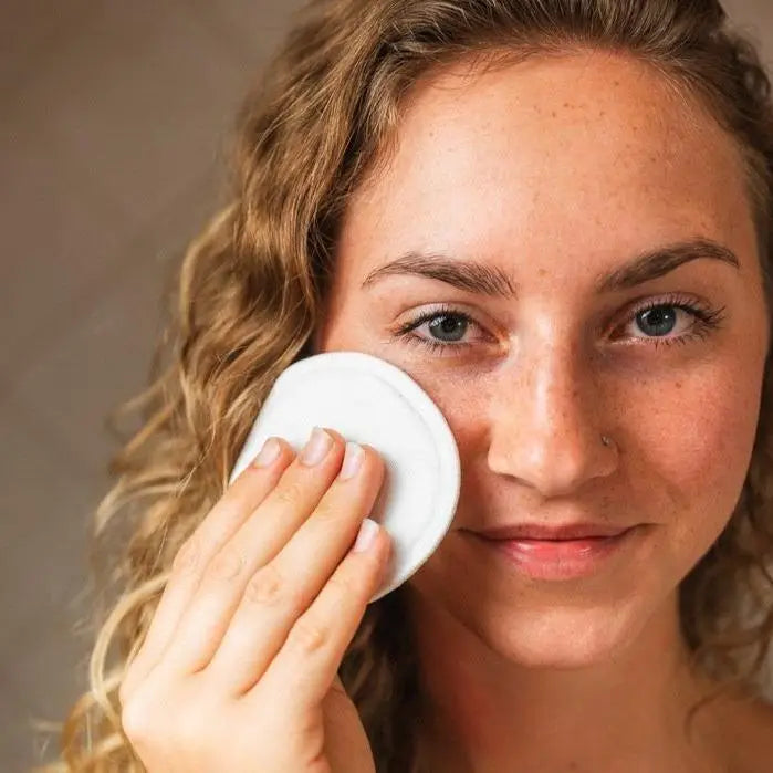 Reusable Bamboo Cotton Facial Rounds Set of 20