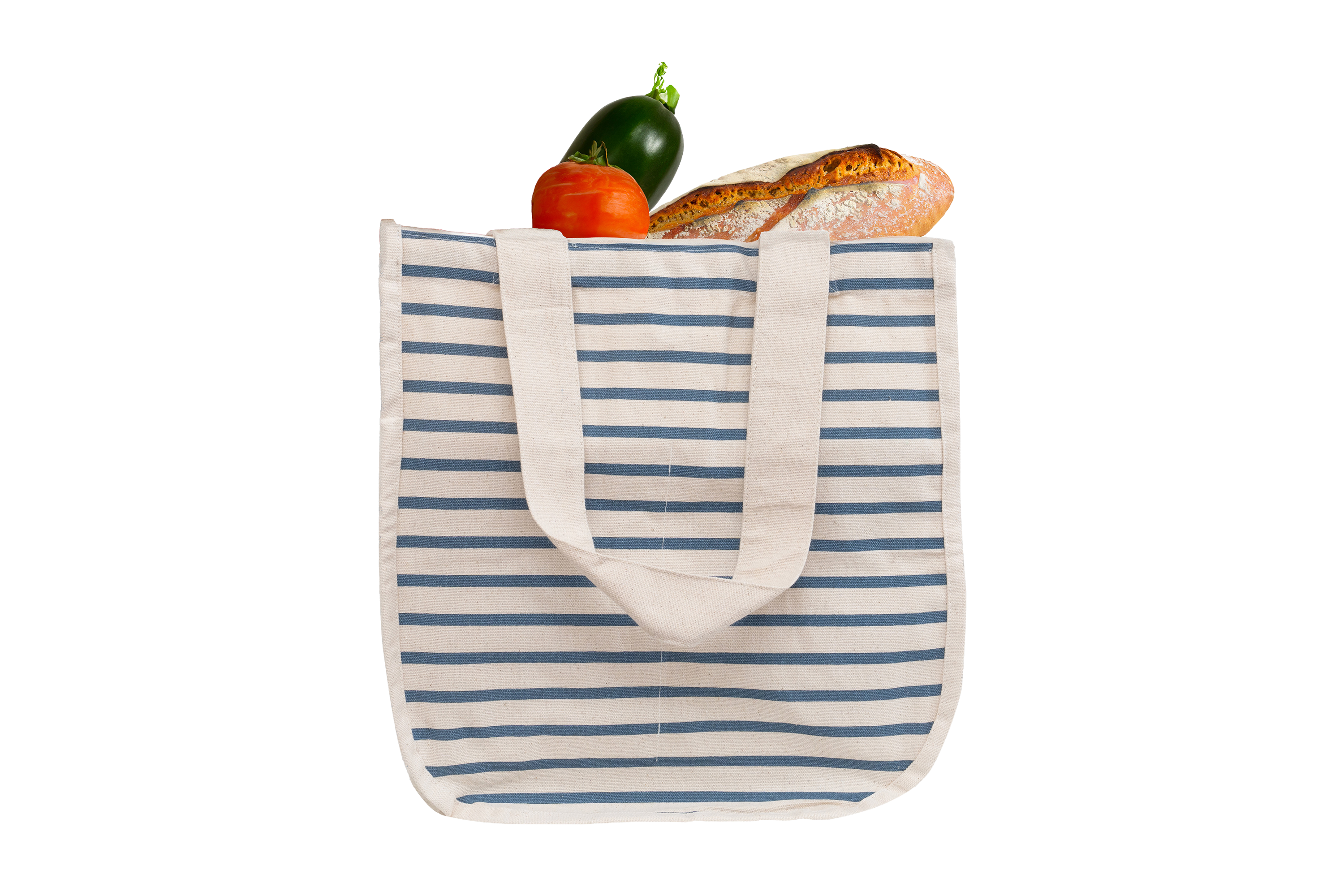 Canvas Grocery Tote Bags Reusable Eco-Friendly Shopping Carryall