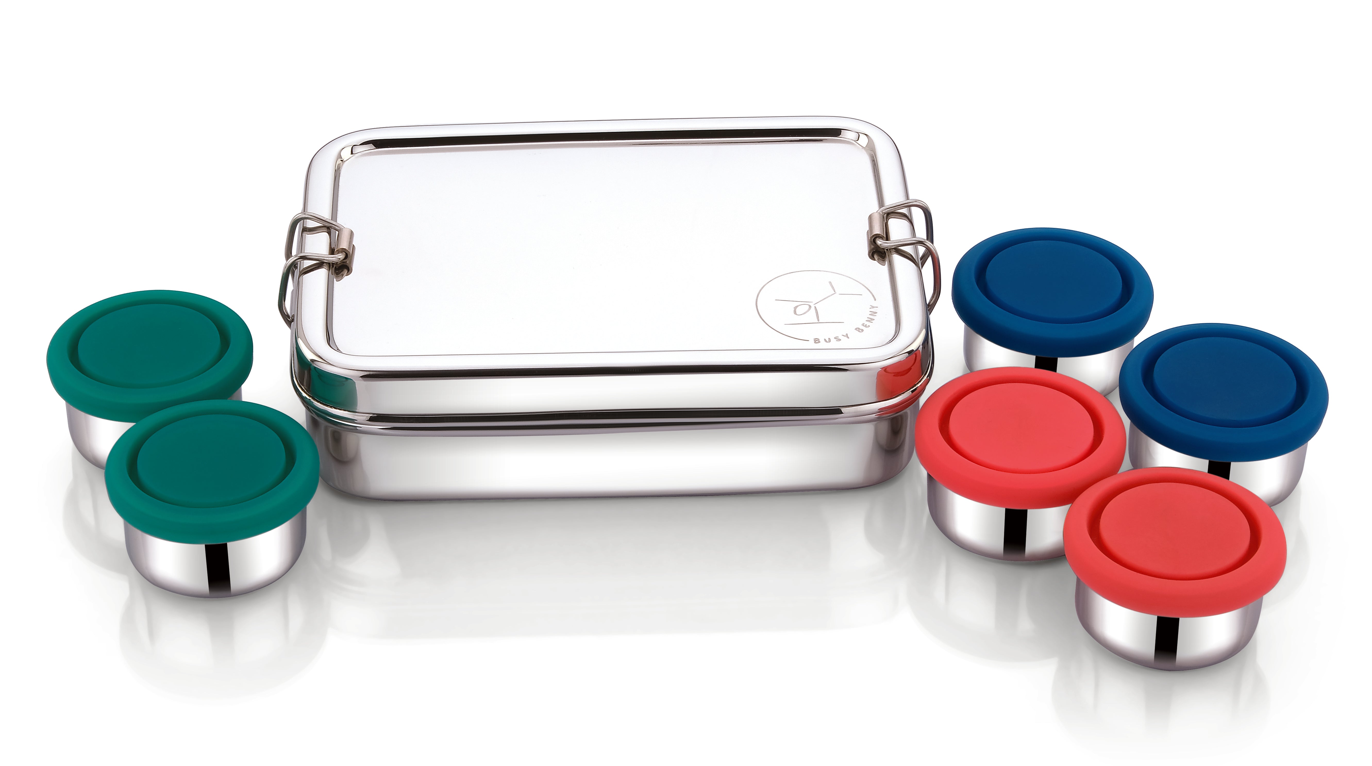 Stainless Steel Bento Snack Box for On-the-Go Meals