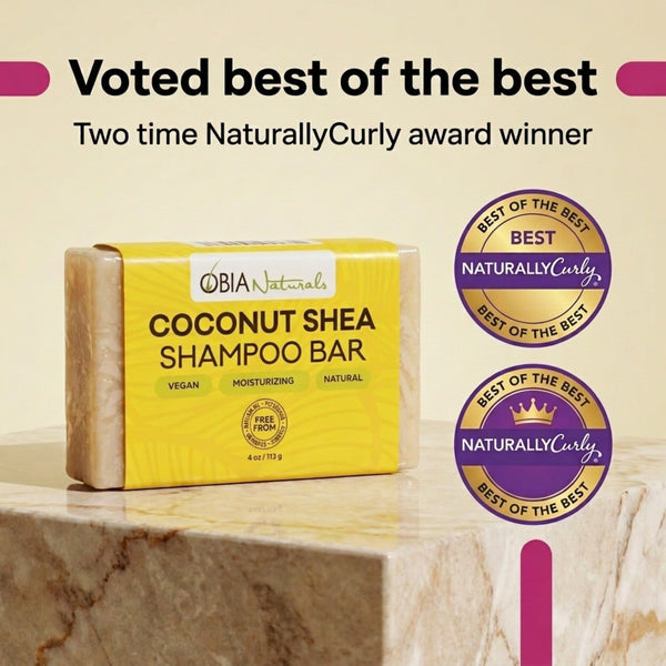 Coconut Shea Sulfate-Free Shampoo Bar for Curly Hair