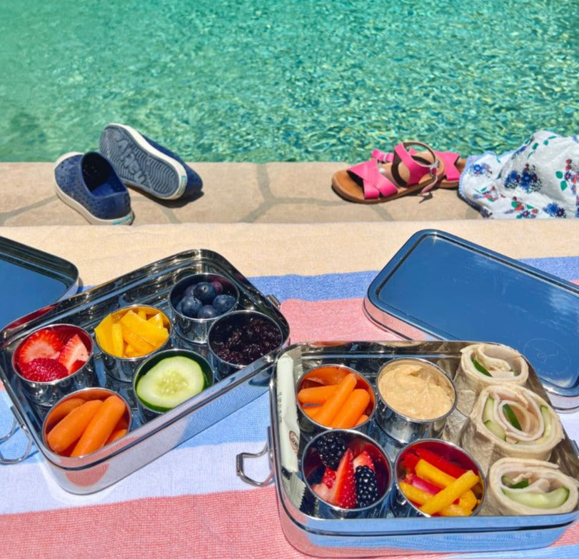 Stainless Steel Bento Snack Box for On-the-Go Meals