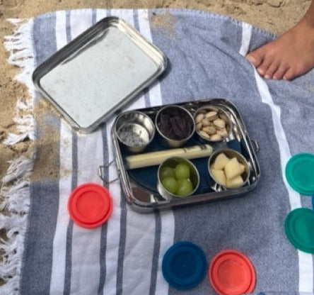 Stainless Steel Bento Snack Box for On-the-Go Meals