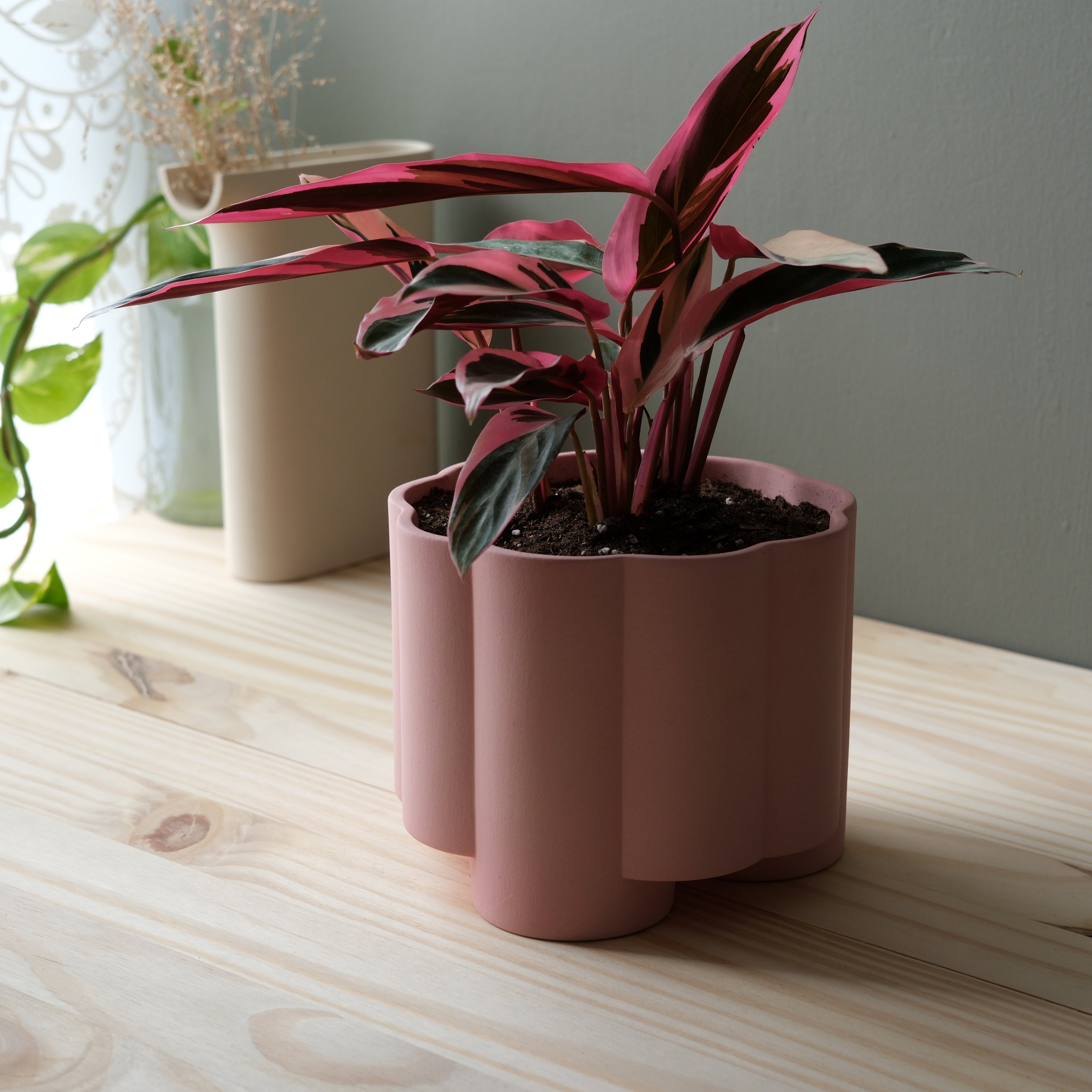 Pillar Planter Modern Decorative Indoor Outdoor Plant Pot