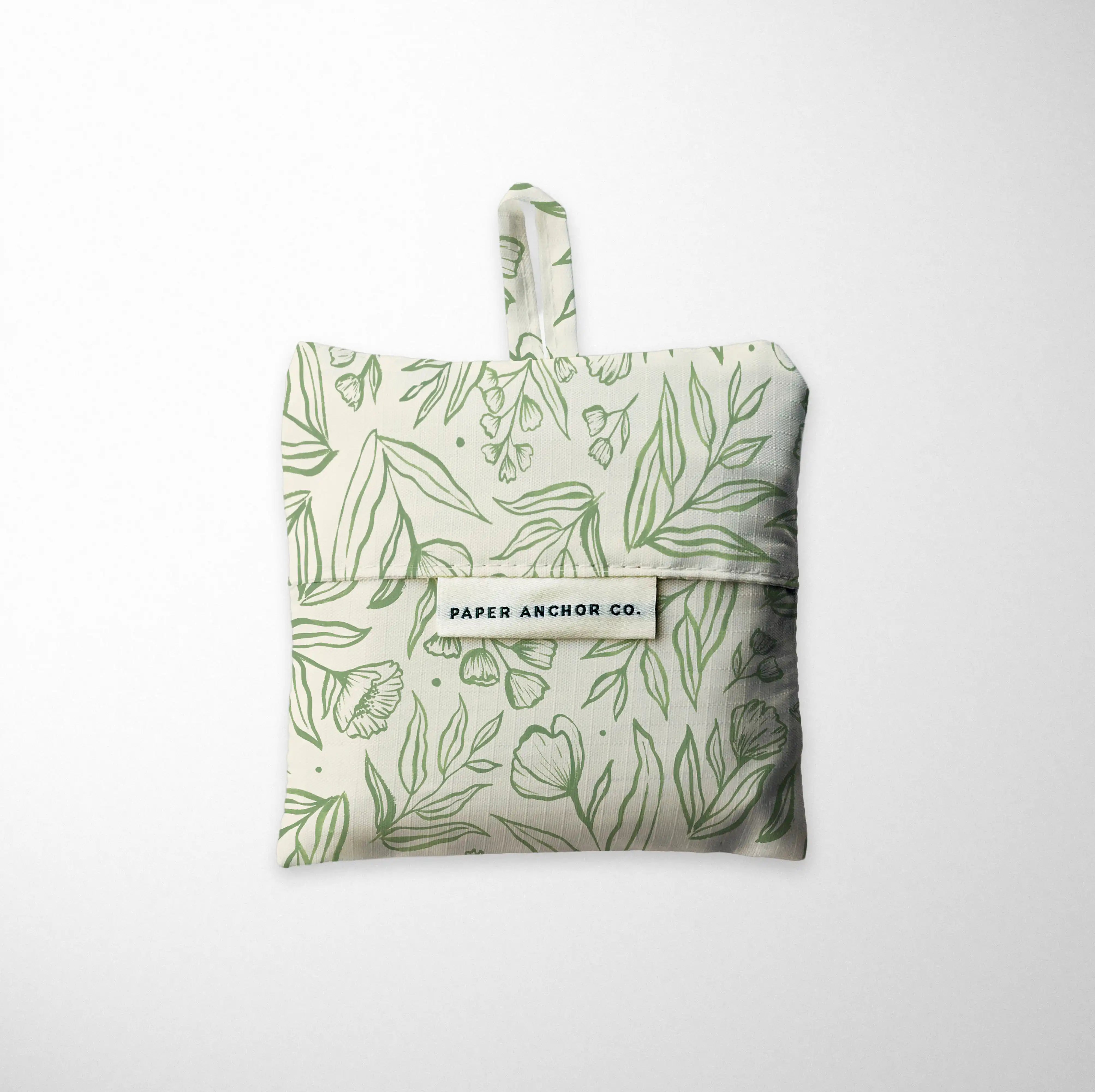 Botanical Reusable Shopping Bags Eco-Friendly Tote