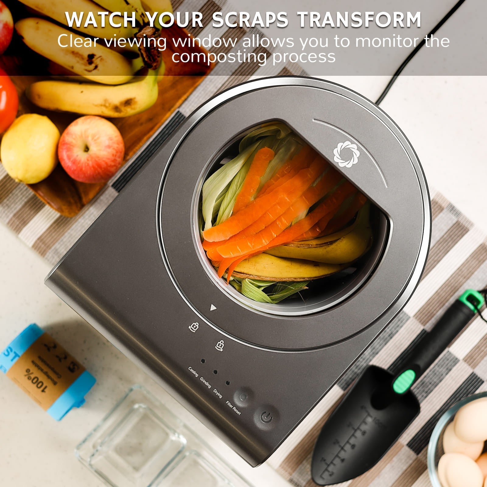 Revive V500 Electric Kitchen Composter Visual Smart Composting System