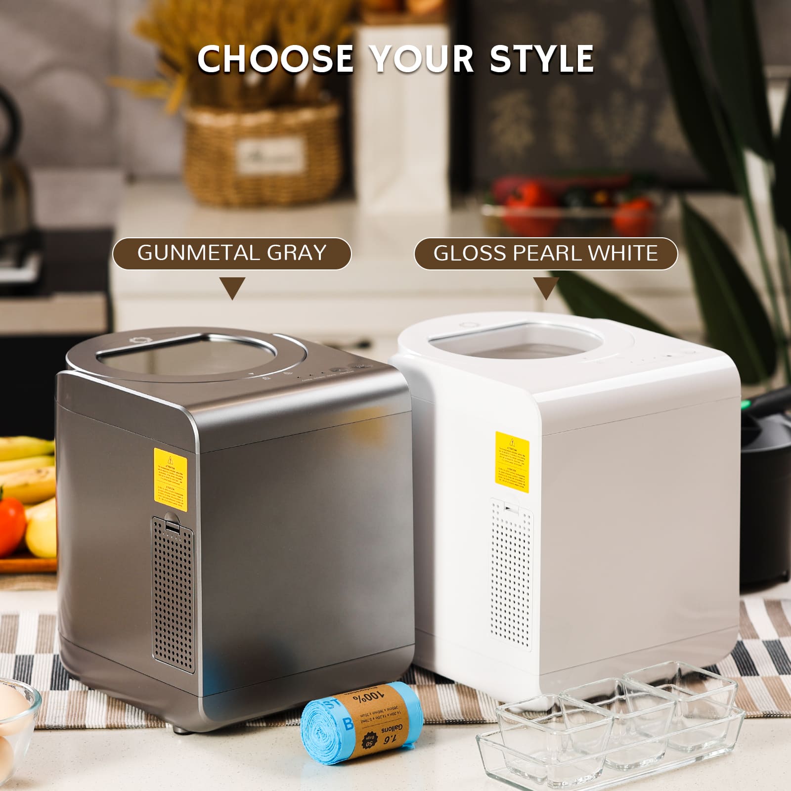 Revive V500 Electric Kitchen Composter Visual Smart Composting System