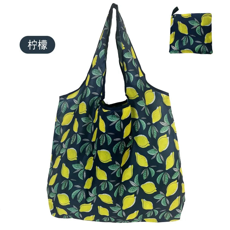 Large Foldable Reusable Shopping Tote Bag Eco-Friendly Portable
