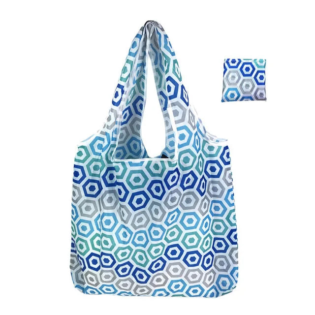 Large Foldable Reusable Shopping Tote Bag Eco-Friendly Portable