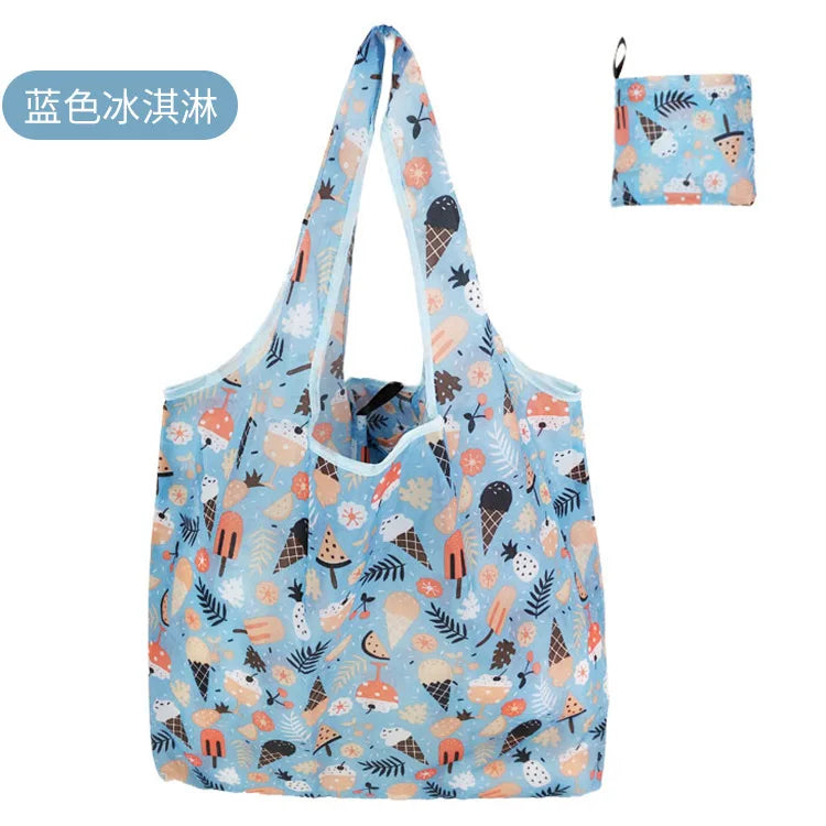 Large Reusable Shopping Tote Bag Foldable Eco Storage