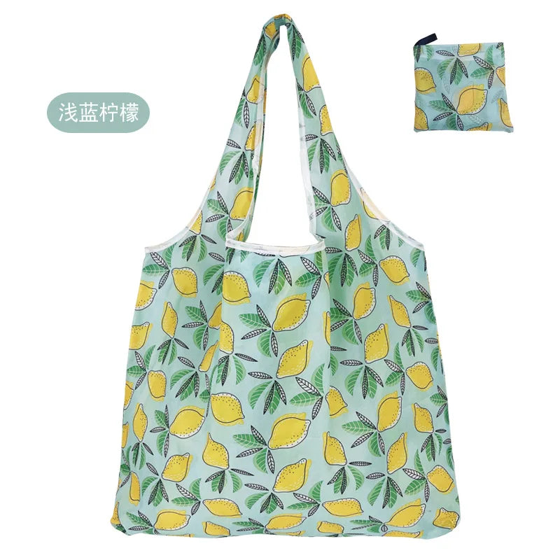 Large Foldable Reusable Shopping Tote Bag Eco-Friendly Portable