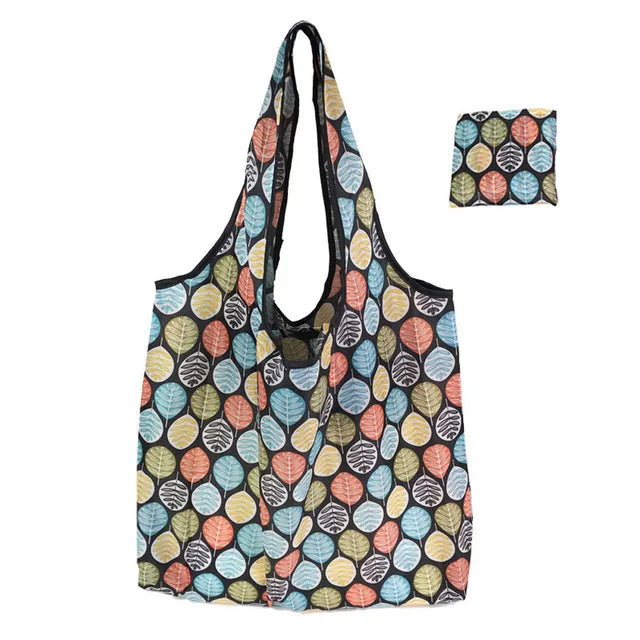 Large Foldable Reusable Shopping Tote Bag Eco-Friendly Portable