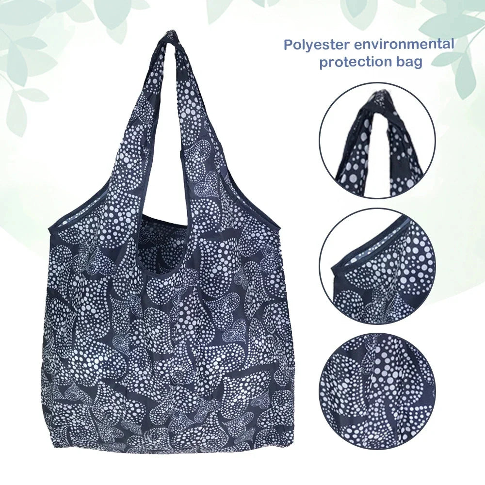 Large Foldable Reusable Shopping Tote Bag Eco-Friendly Portable