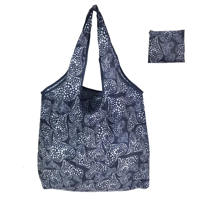 Large Foldable Reusable Shopping Tote Bag Eco-Friendly Portable