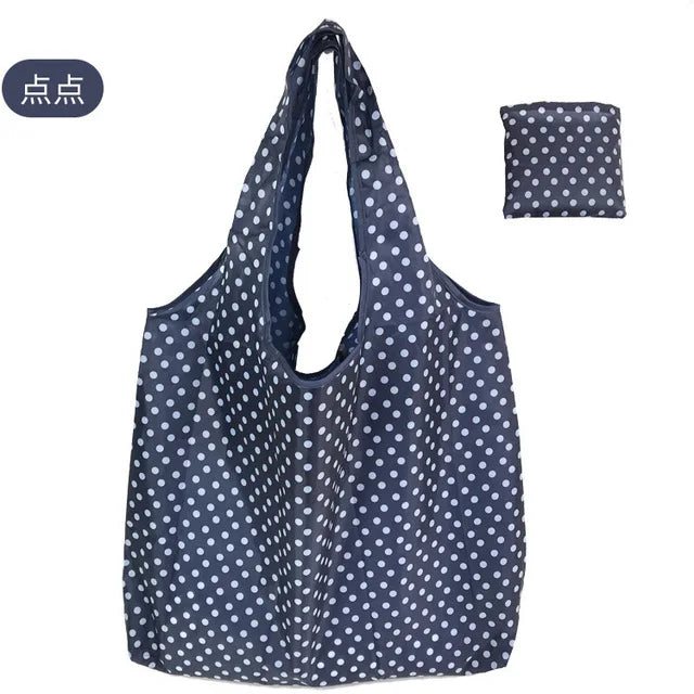 Large Foldable Reusable Shopping Tote Bag Eco-Friendly Portable