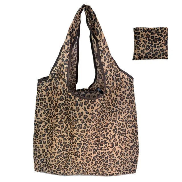 Large Foldable Reusable Shopping Tote Bag Eco-Friendly Portable
