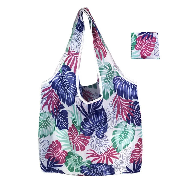 Large Foldable Reusable Shopping Tote Bag Eco-Friendly Portable