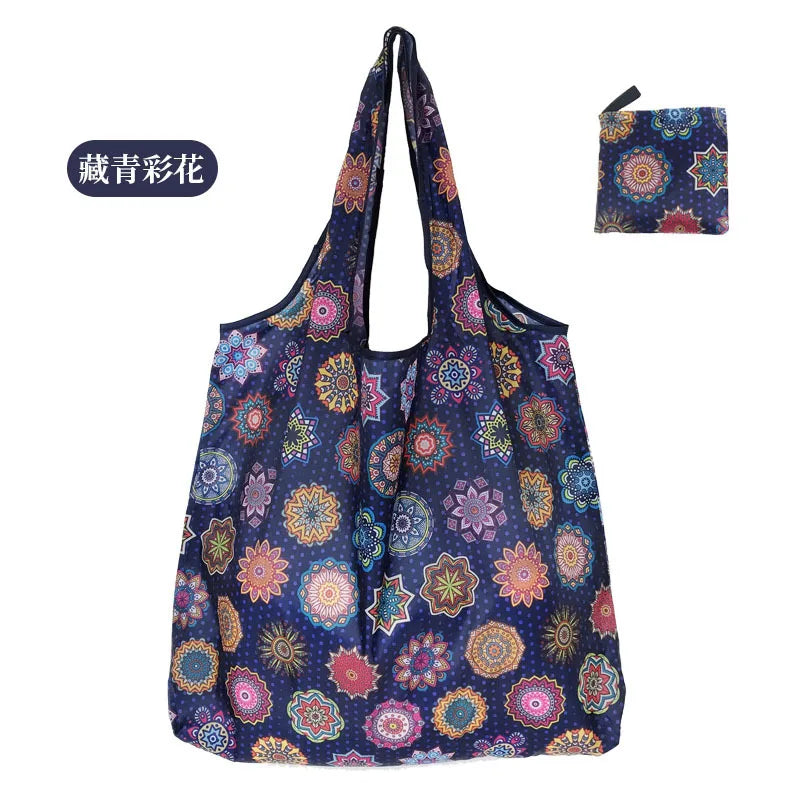 Large Reusable Shopping Tote Bag Foldable Eco Storage