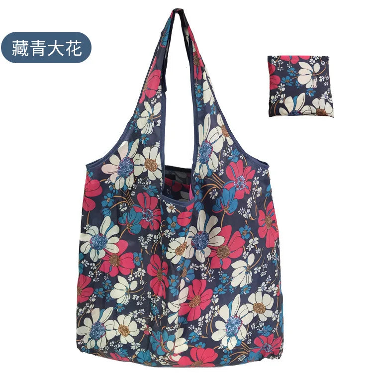 Large Reusable Shopping Tote Bag Foldable Eco Storage