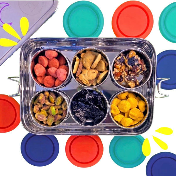 Stainless Steel Bento Snack Box for On-the-Go Meals