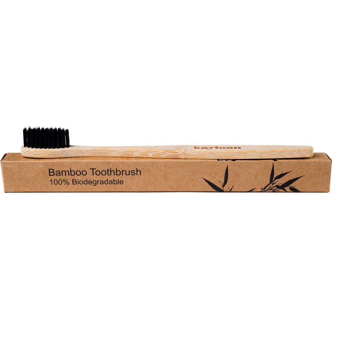 Organic Bamboo Toothbrush Eco-Friendly Soft Bristles Natural