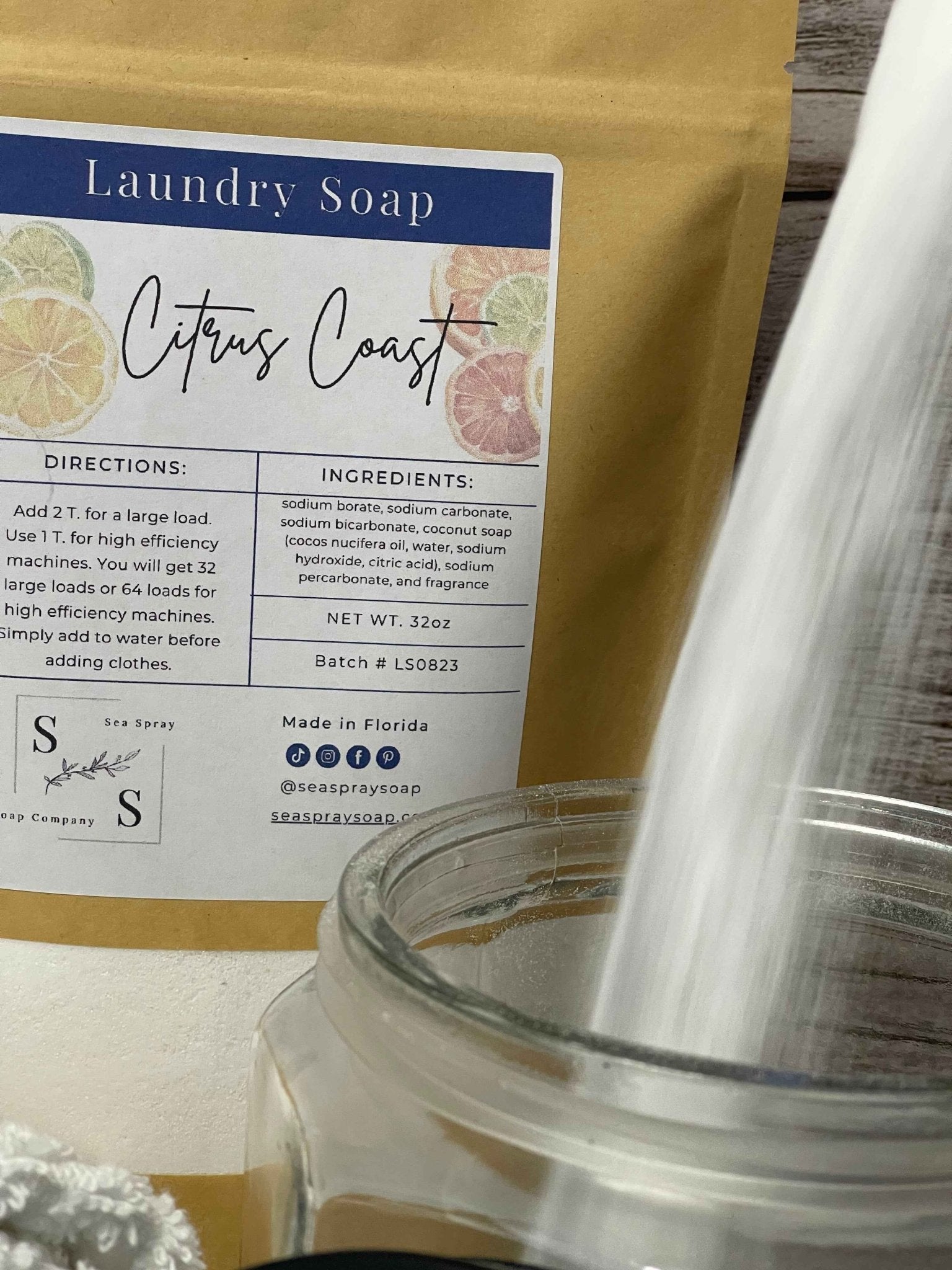 Natural Laundry Soap Eco-Friendly Gentle Fabric Cleaner