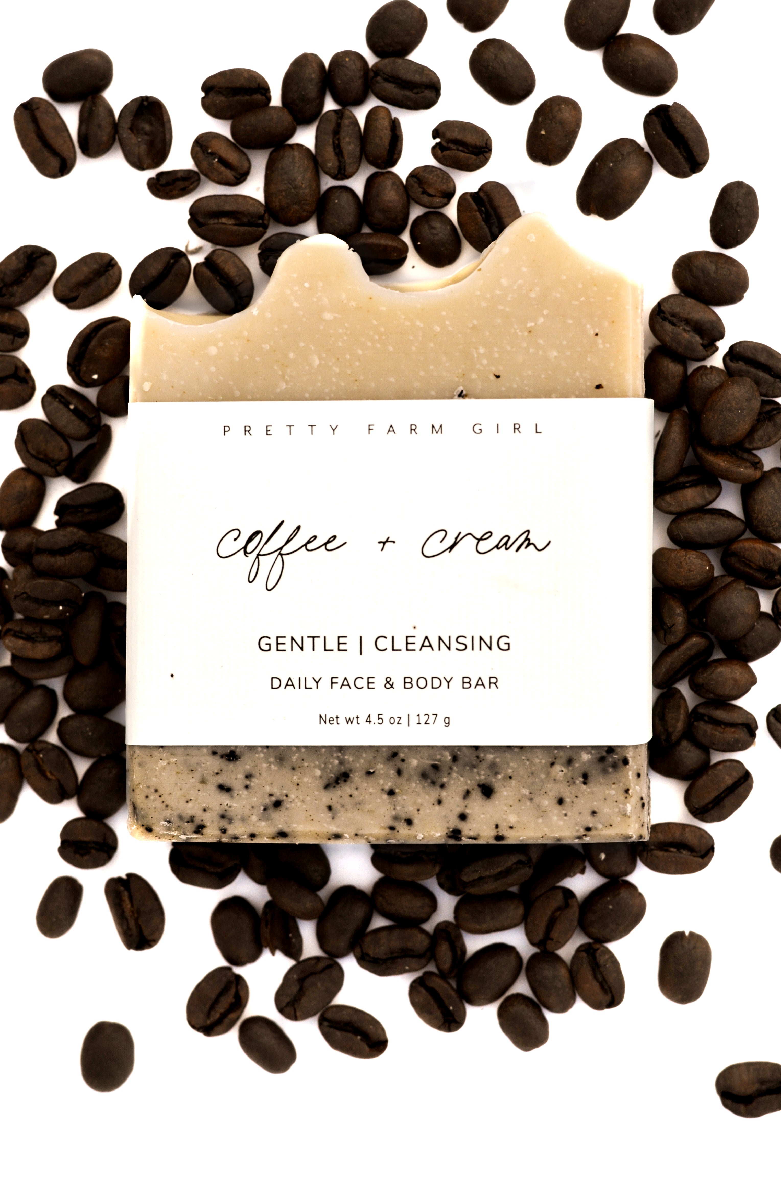 Coffee Cream Handmade Tallow Goat Milk Soap Bar