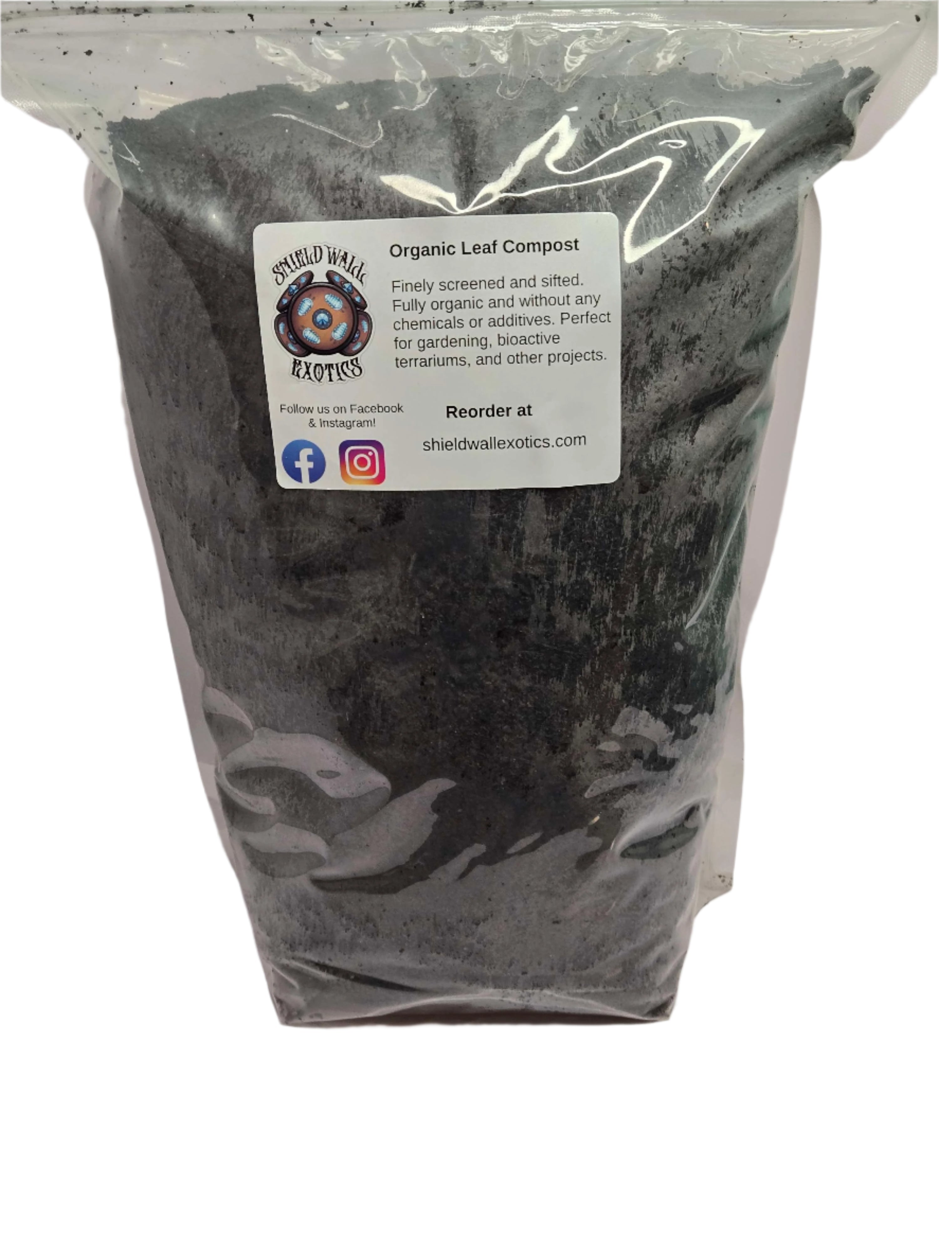 Organic Leaf Compost Natural Soil Amendment for Gardening