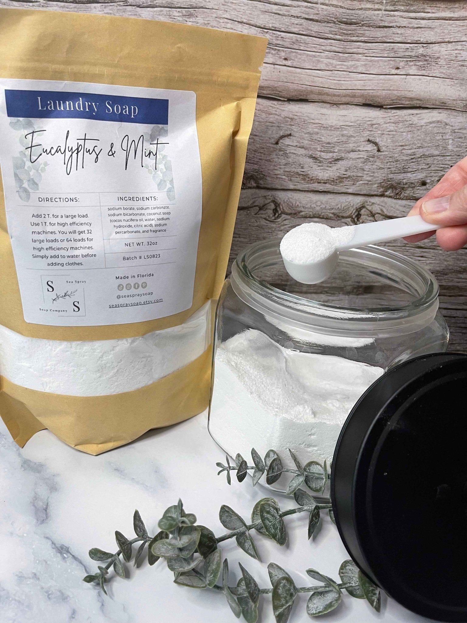 Natural Laundry Soap Eco-Friendly Gentle Fabric Cleaner