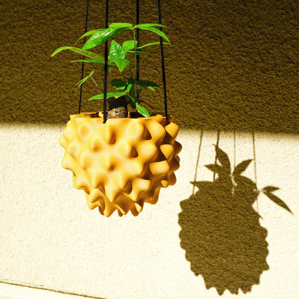 Creature Orb Hanging Planter Pot with Drainage Hole