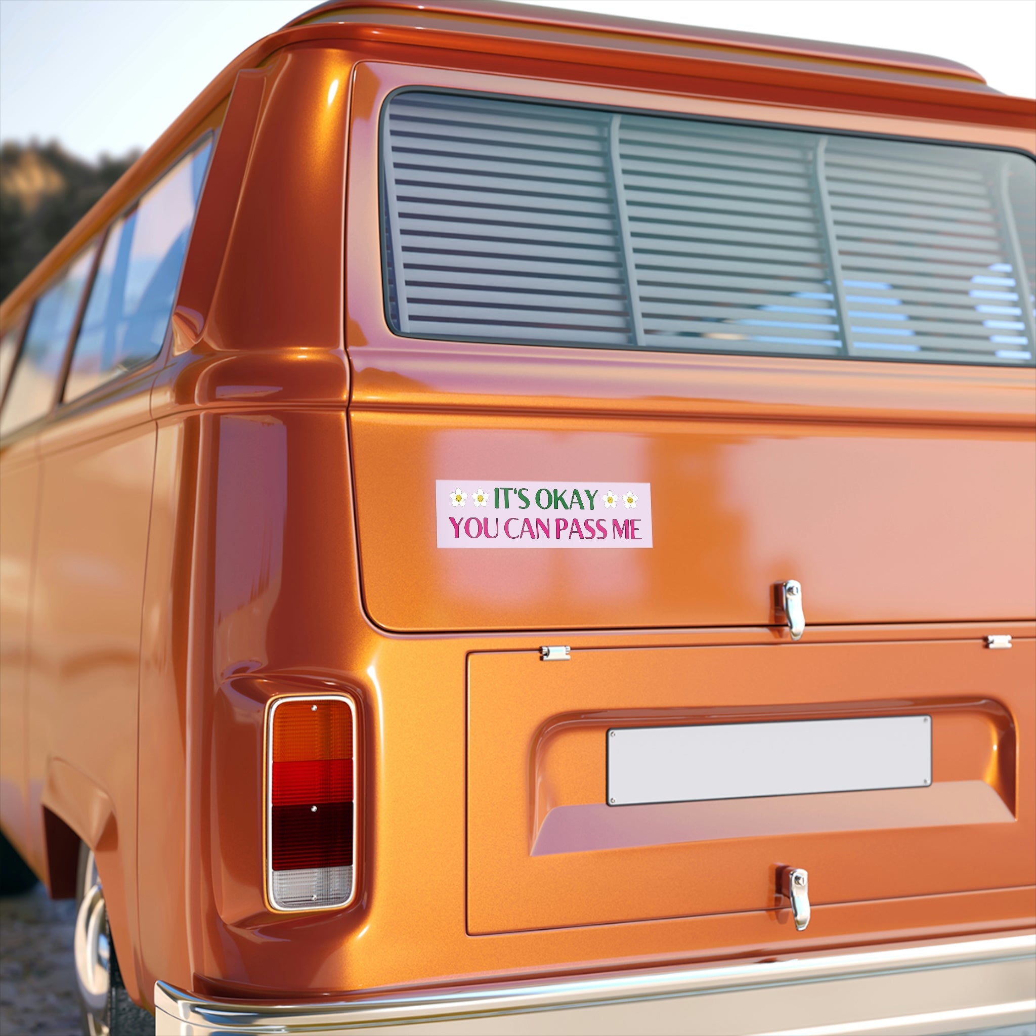 Funny Bumper Sticker: You Can Pass Me