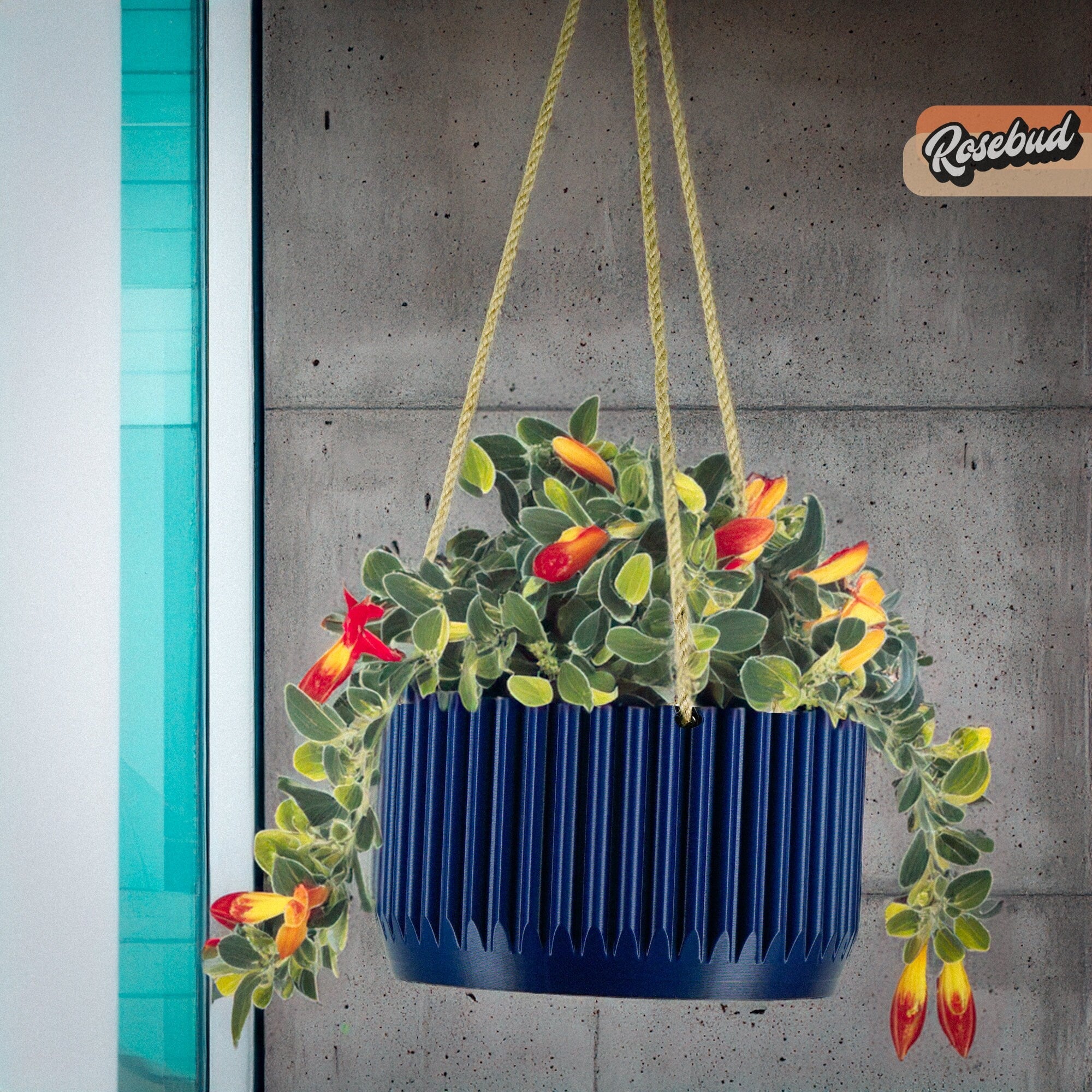 Bowl Hanging Plant Pot Indoor Outdoor Planter