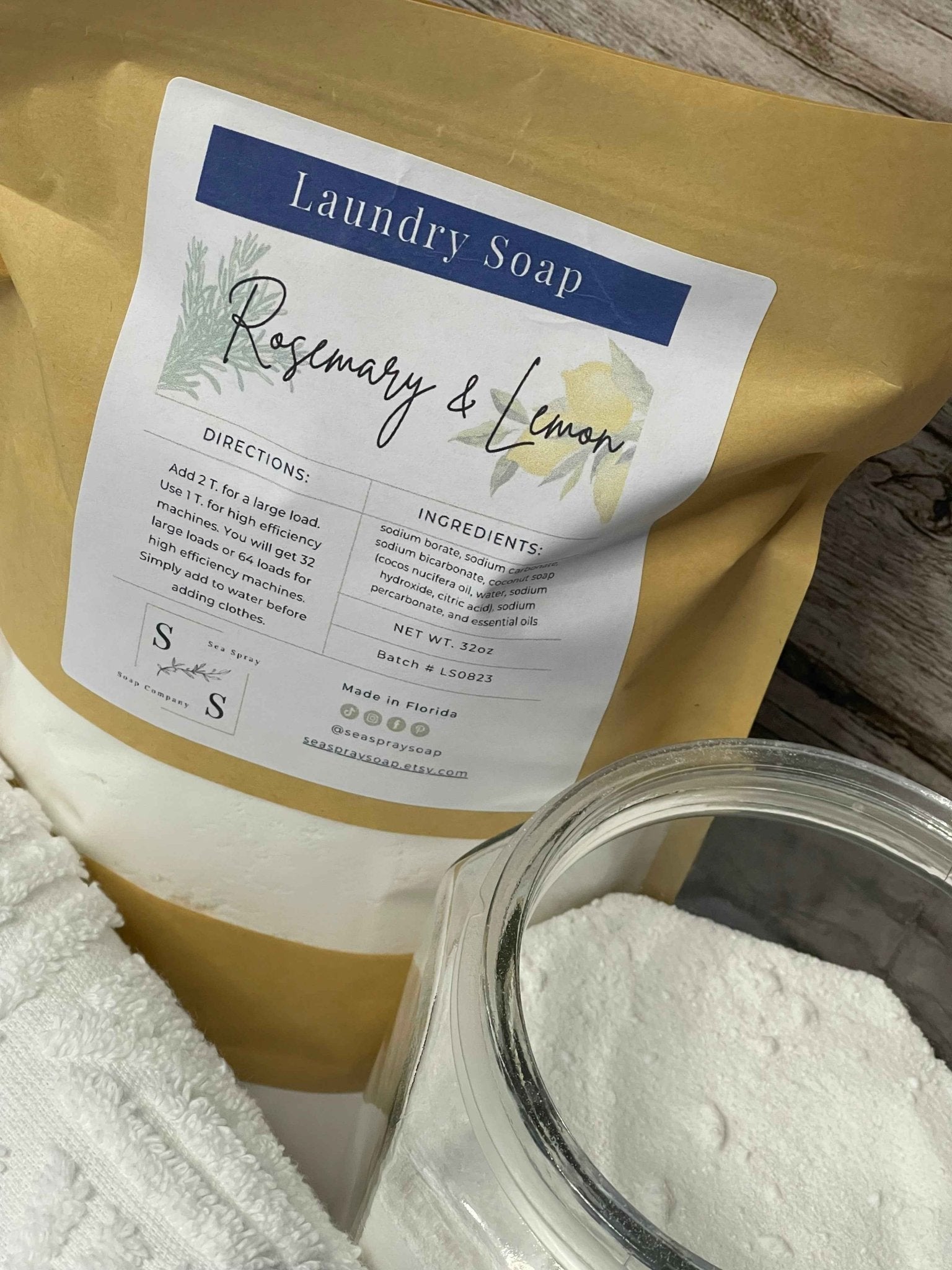 Natural Laundry Soap Eco-Friendly Gentle Fabric Cleaner