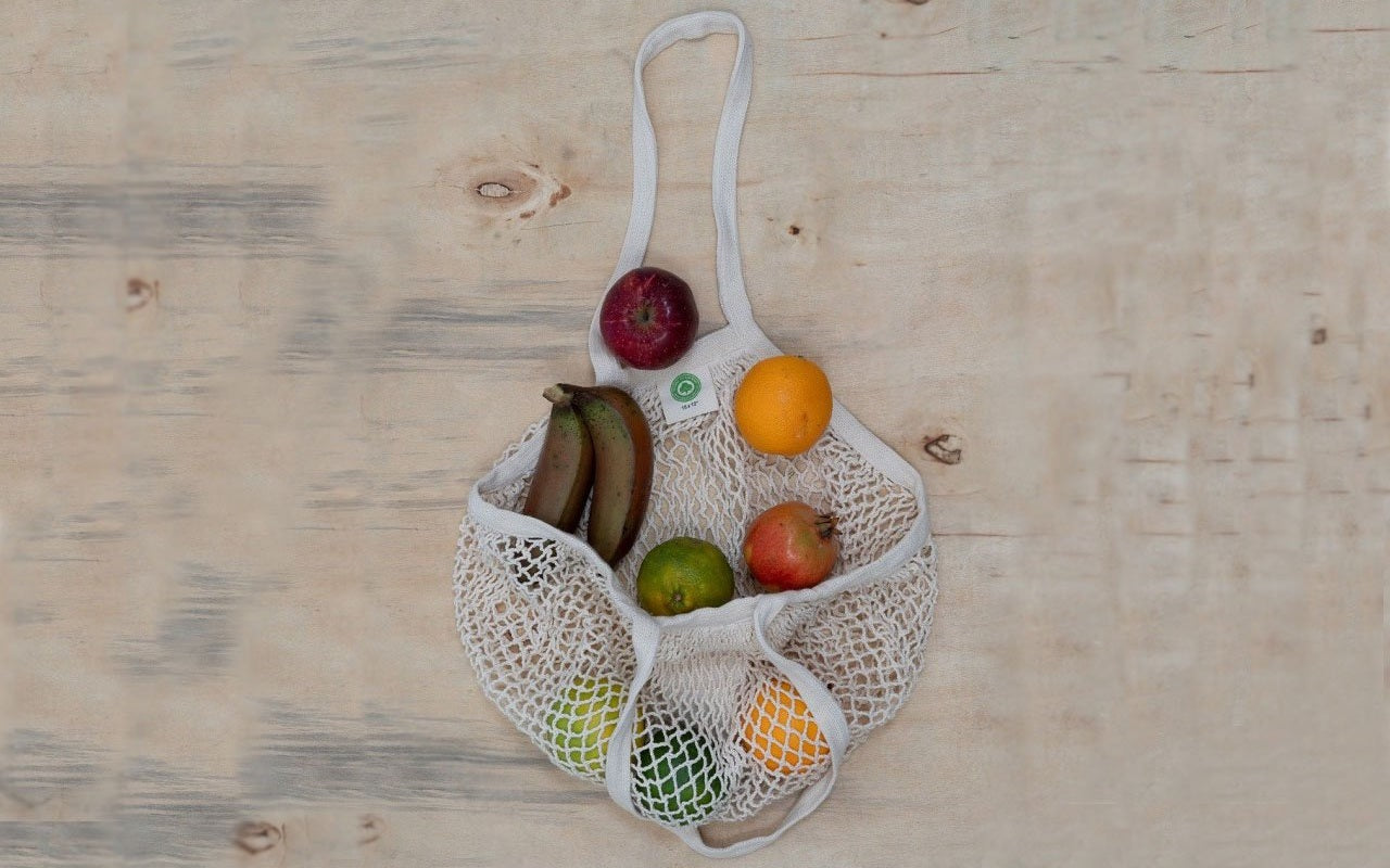 Reusable Mesh Shopping Bag Lightweight Eco-Friendly Grocery Tote