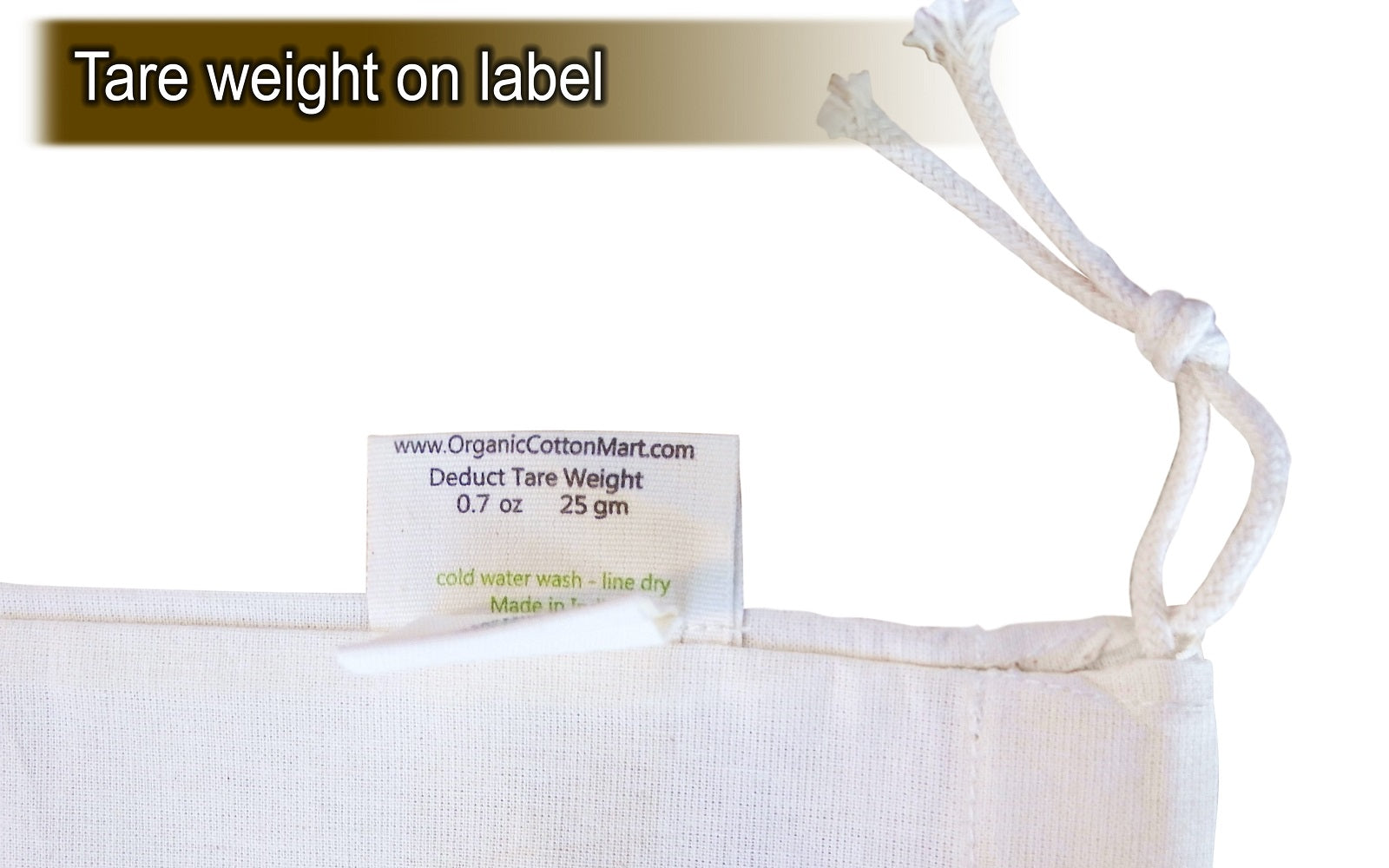 Reusable Muslin Produce Bags Eco-Friendly Grocery Storage Set