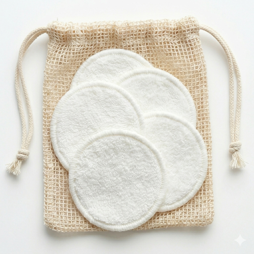 Reusable Facial Rounds Pads Set of 5 Washable