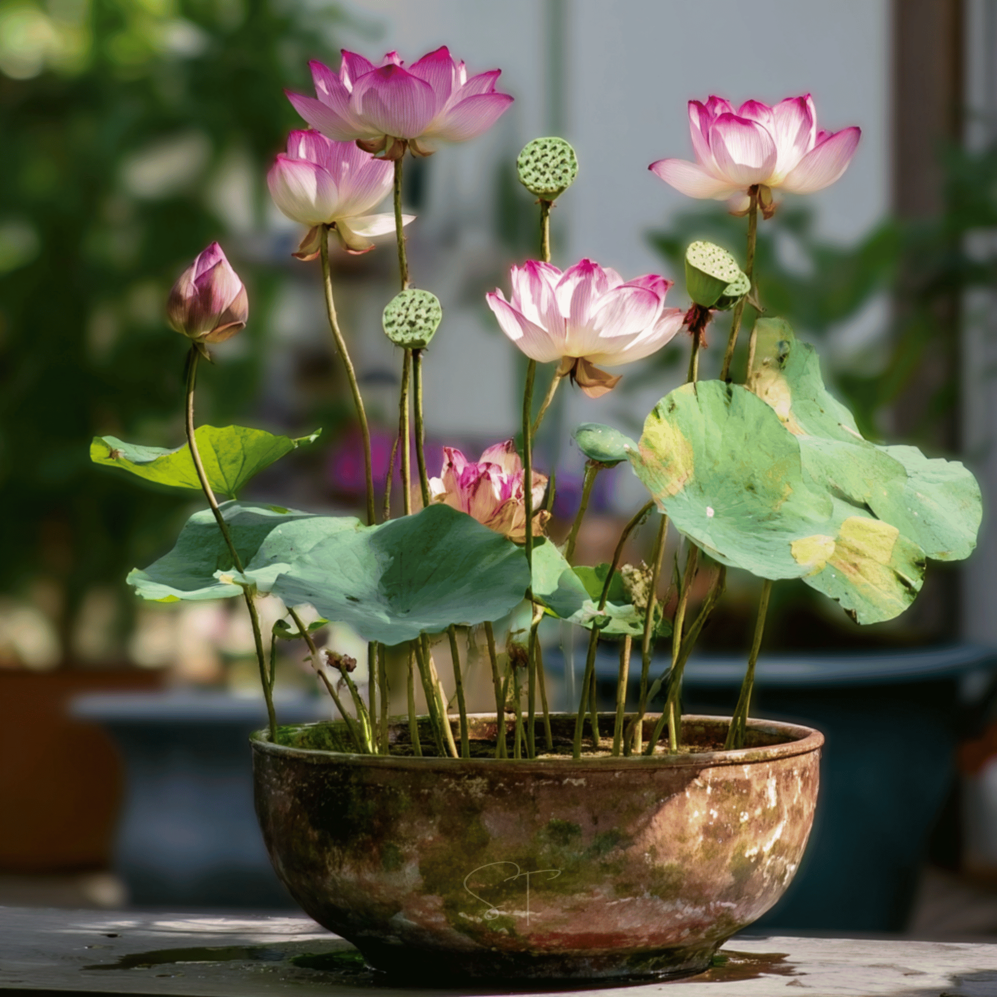 Sacred Lotus Bonsai Seeds 5-Pack Aquatic Flower Plant